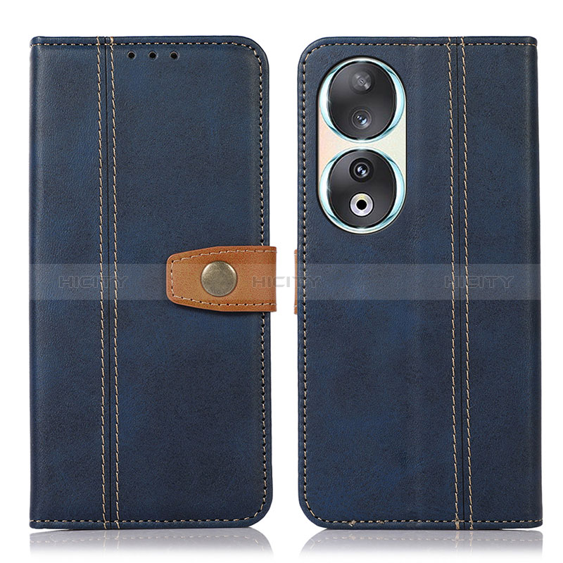 Coque Portefeuille Livre Cuir Etui Clapet M16L pour Huawei Honor 90 5G Bleu Plus