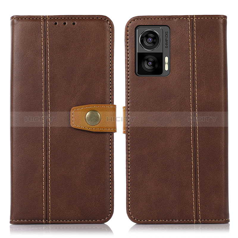 Coque Portefeuille Livre Cuir Etui Clapet M16L pour Motorola Moto Edge 30 Neo 5G Marron Plus