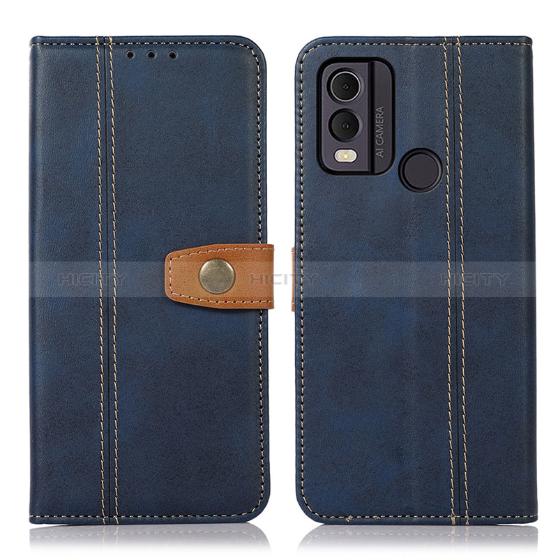 Coque Portefeuille Livre Cuir Etui Clapet M16L pour Nokia C22 Bleu Plus