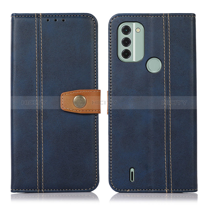 Coque Portefeuille Livre Cuir Etui Clapet M16L pour Nokia C31 Bleu Plus