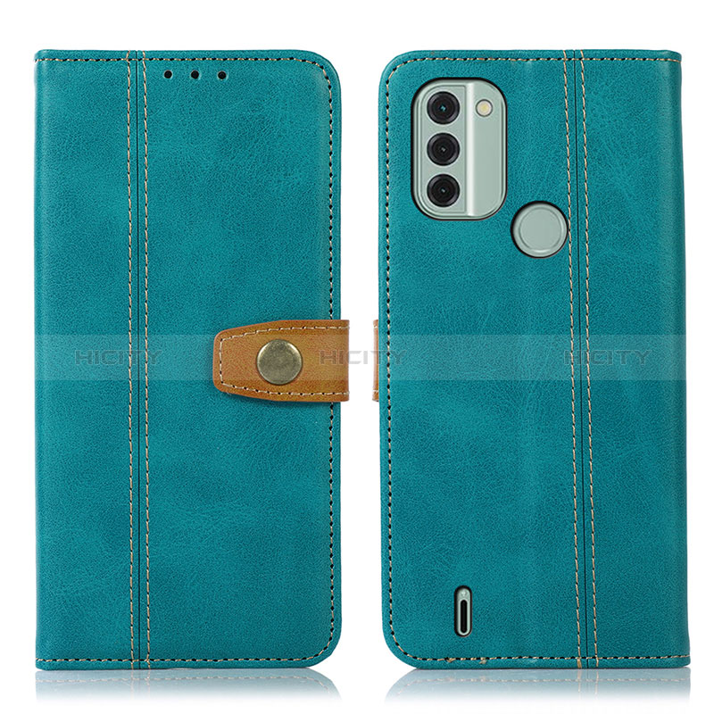 Coque Portefeuille Livre Cuir Etui Clapet M16L pour Nokia C31 Vert Plus