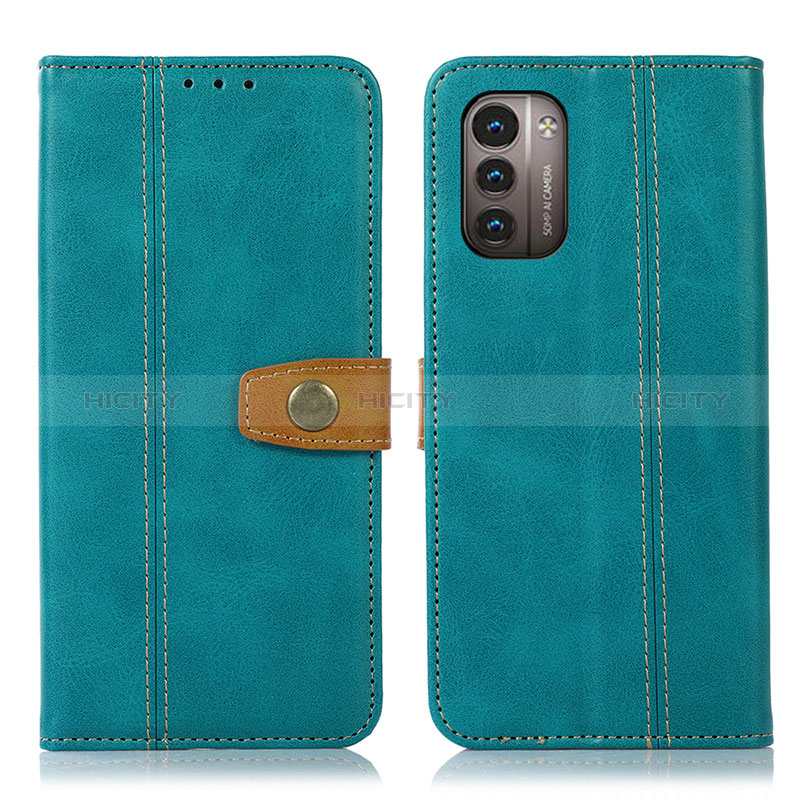 Coque Portefeuille Livre Cuir Etui Clapet M16L pour Nokia G11 Vert Plus