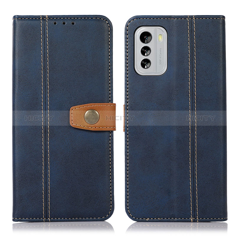 Coque Portefeuille Livre Cuir Etui Clapet M16L pour Nokia G60 5G Bleu Plus