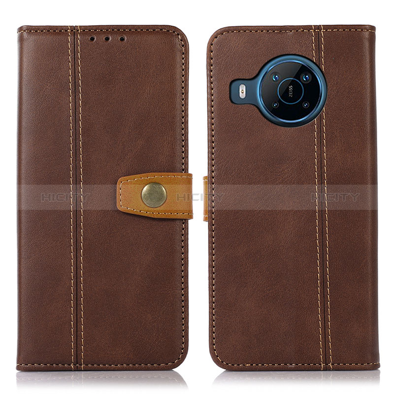 Coque Portefeuille Livre Cuir Etui Clapet M16L pour Nokia X100 5G Marron Plus