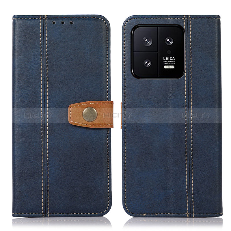 Coque Portefeuille Livre Cuir Etui Clapet M16L pour Xiaomi Mi 13 5G Bleu Plus