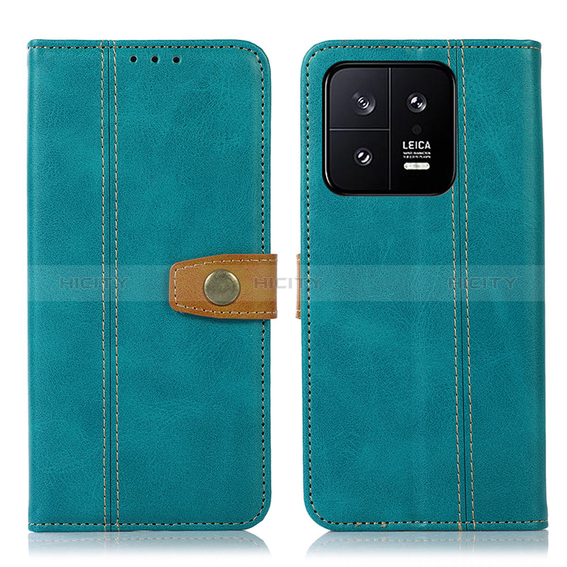 Coque Portefeuille Livre Cuir Etui Clapet M16L pour Xiaomi Mi 13 5G Vert Plus