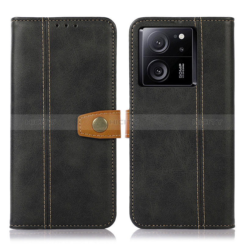 Coque Portefeuille Livre Cuir Etui Clapet M16L pour Xiaomi Mi 13T 5G Noir Plus