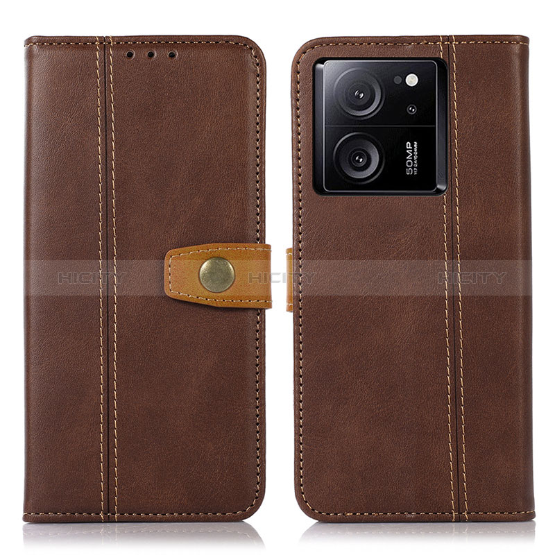 Coque Portefeuille Livre Cuir Etui Clapet M16L pour Xiaomi Mi 13T Pro 5G Marron Plus