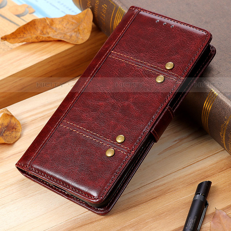 Coque Portefeuille Livre Cuir Etui Clapet M19L pour Samsung Galaxy S23 5G Marron Plus