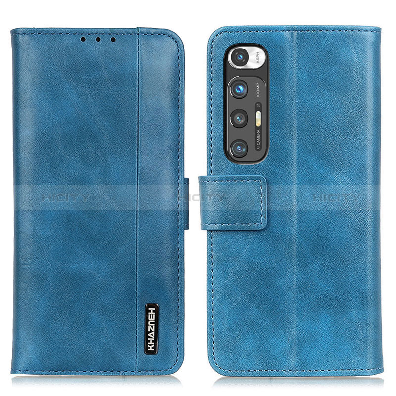 Coque Portefeuille Livre Cuir Etui Clapet ML11 pour Xiaomi Mi 10S 5G Bleu Plus