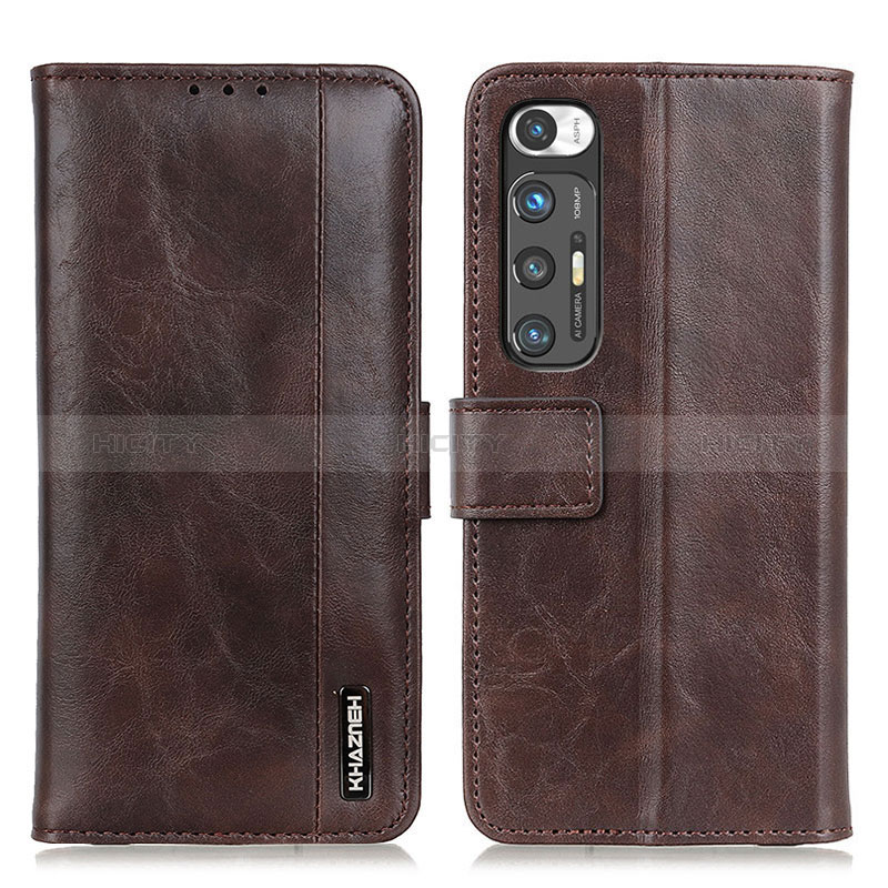 Coque Portefeuille Livre Cuir Etui Clapet ML11 pour Xiaomi Mi 10S 5G Marron Plus