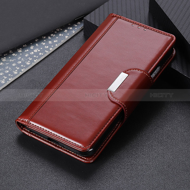 Coque Portefeuille Livre Cuir Etui Clapet ML13 pour Huawei Honor 50 Lite Marron Plus