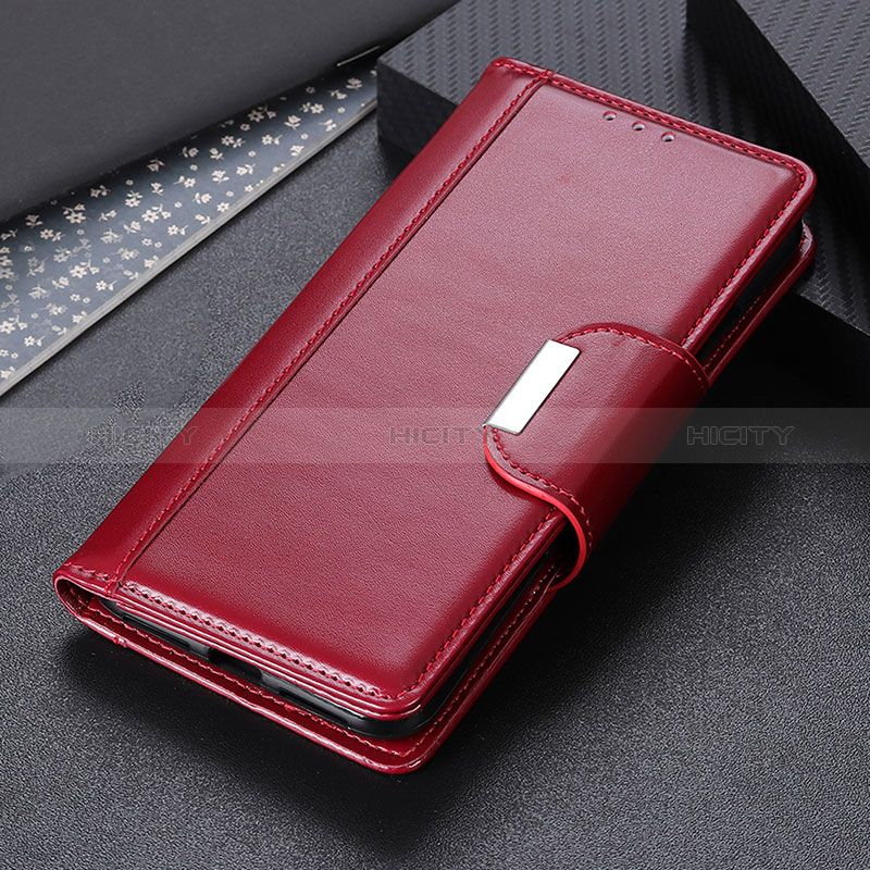 Coque Portefeuille Livre Cuir Etui Clapet ML13 pour Huawei Honor 50 Pro 5G Rouge Plus