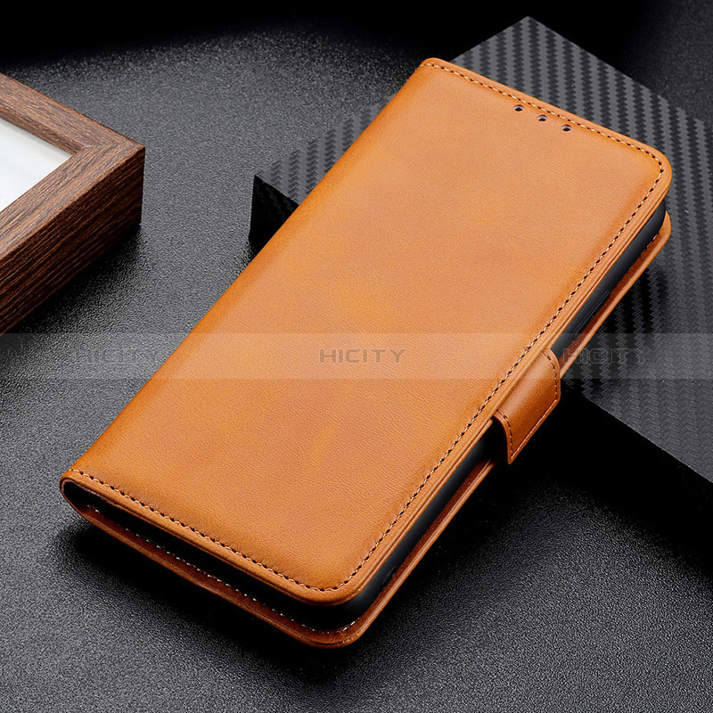 Coque Portefeuille Livre Cuir Etui Clapet ML15 pour Xiaomi Redmi K40 Pro+ Plus 5G Brun Clair Plus