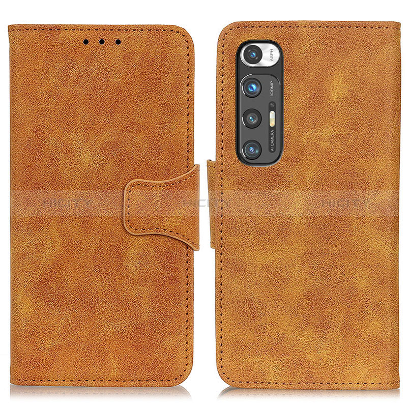 Coque Portefeuille Livre Cuir Etui Clapet ML3 pour Xiaomi Mi 10S 5G Kaki Plus