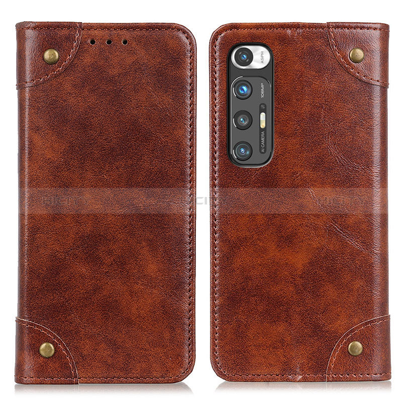 Coque Portefeuille Livre Cuir Etui Clapet ML4 pour Xiaomi Mi 10S 5G Marron Plus