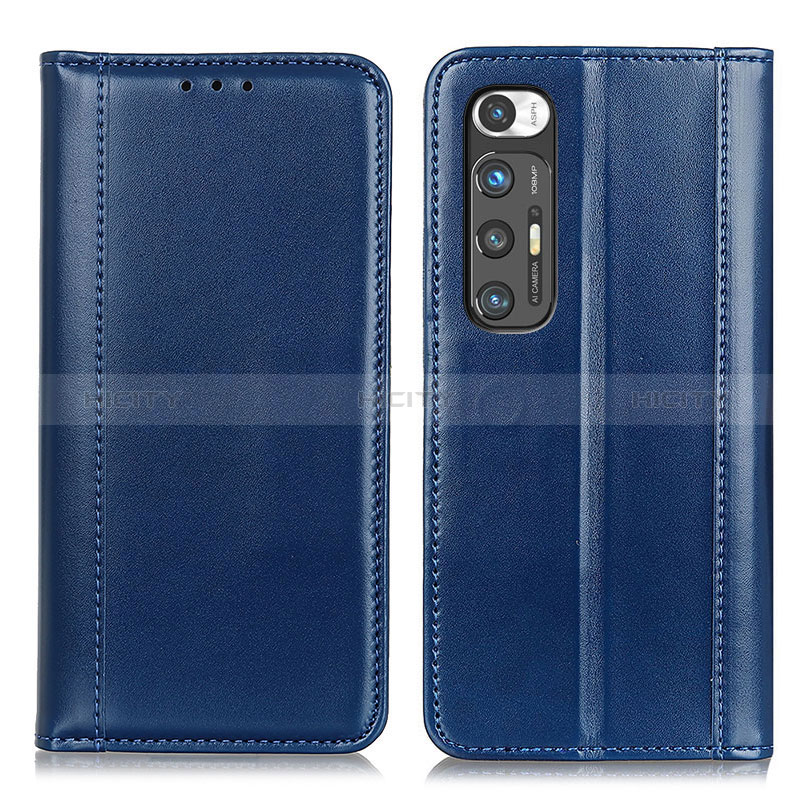 Coque Portefeuille Livre Cuir Etui Clapet ML5 pour Xiaomi Mi 10S 5G Bleu Plus