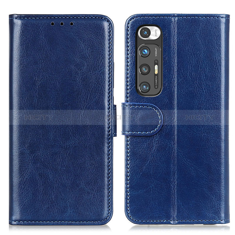 Coque Portefeuille Livre Cuir Etui Clapet ML7 pour Xiaomi Mi 10S 5G Bleu Plus