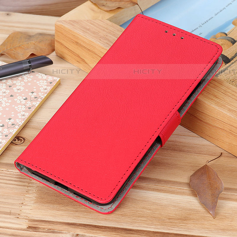 Coque Portefeuille Livre Cuir Etui Clapet ML8 pour Samsung Galaxy A04s Rouge Plus