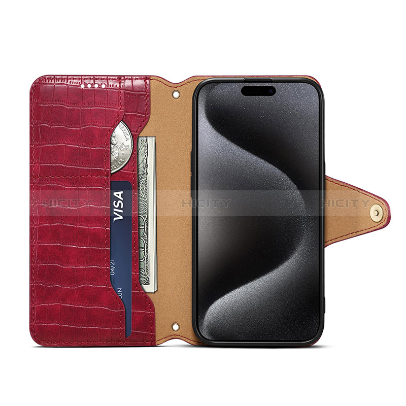 Coque Portefeuille Livre Cuir Etui Clapet MT4 pour Apple iPhone 14 Pro Plus