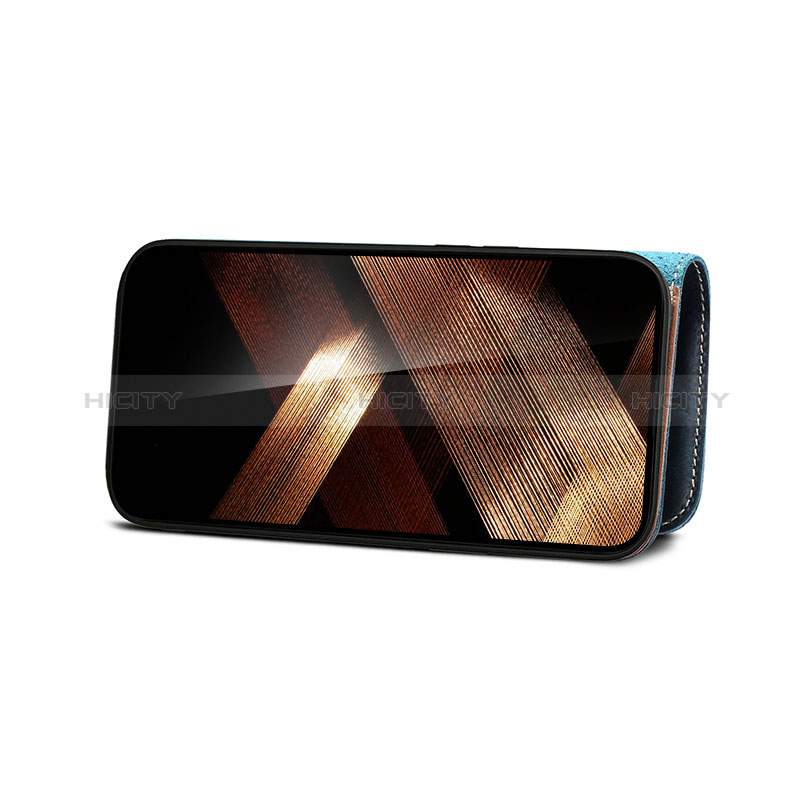 Coque Portefeuille Livre Cuir Etui Clapet MT5 pour Apple iPhone 15 Pro Plus