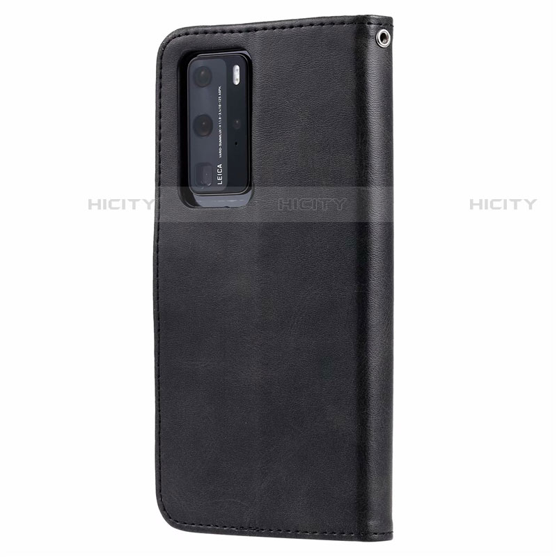 Coque Portefeuille Livre Cuir Etui Clapet N01 pour Huawei P40 Pro Plus