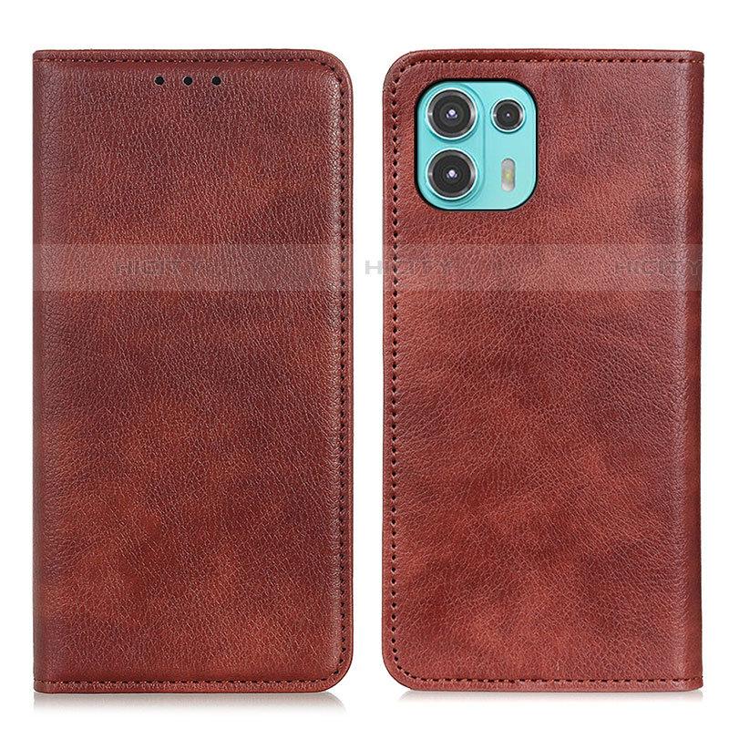 Coque Portefeuille Livre Cuir Etui Clapet N01P pour Motorola Moto Edge 20 Lite 5G Marron Plus