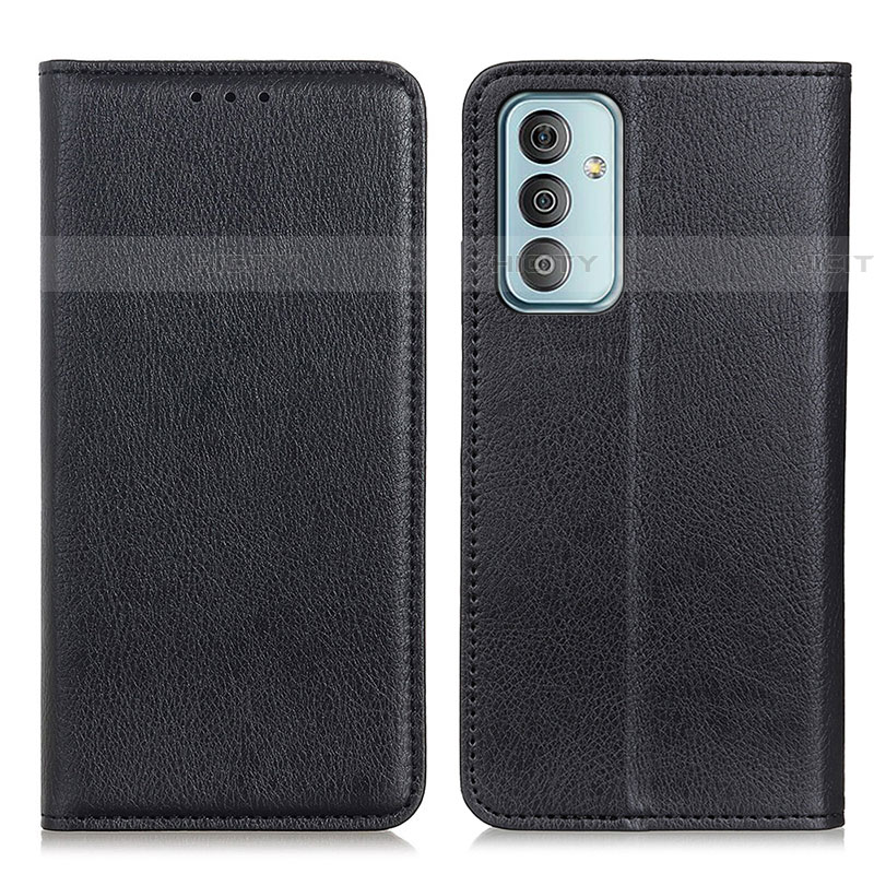 Coque Portefeuille Livre Cuir Etui Clapet N01P pour Samsung Galaxy F13 4G Noir Plus