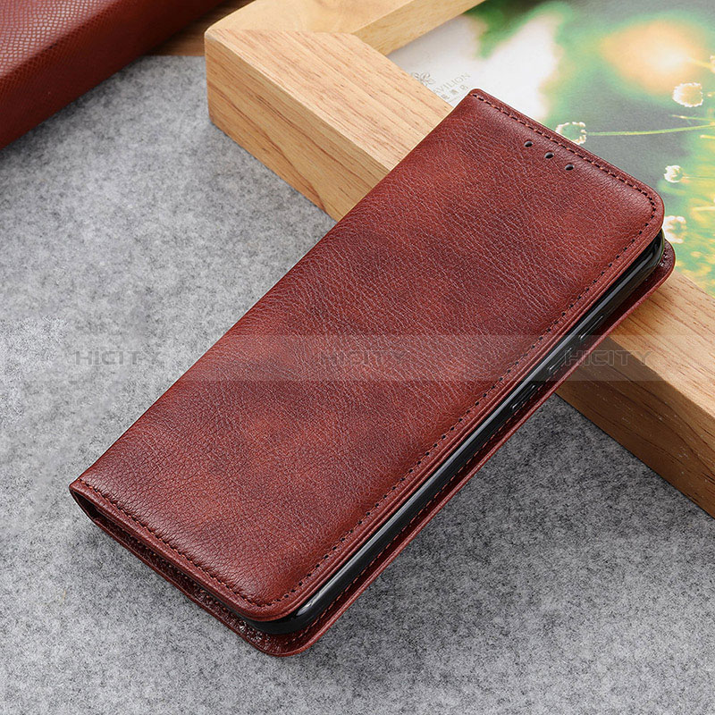 Coque Portefeuille Livre Cuir Etui Clapet N01P pour Xiaomi Mi 13T 5G Marron Plus