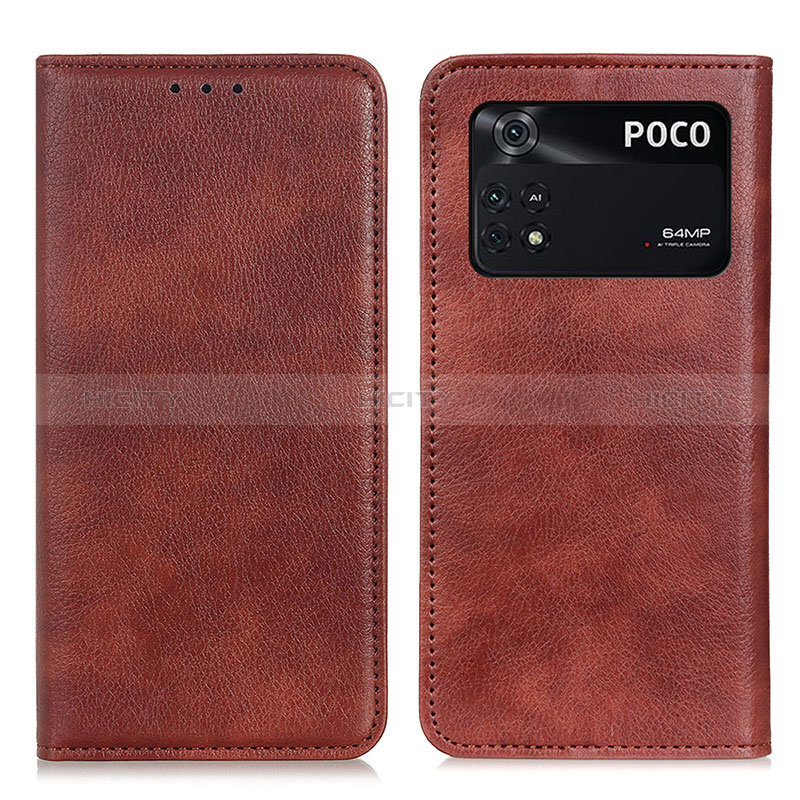 Coque Portefeuille Livre Cuir Etui Clapet N01P pour Xiaomi Poco M4 Pro 4G Plus