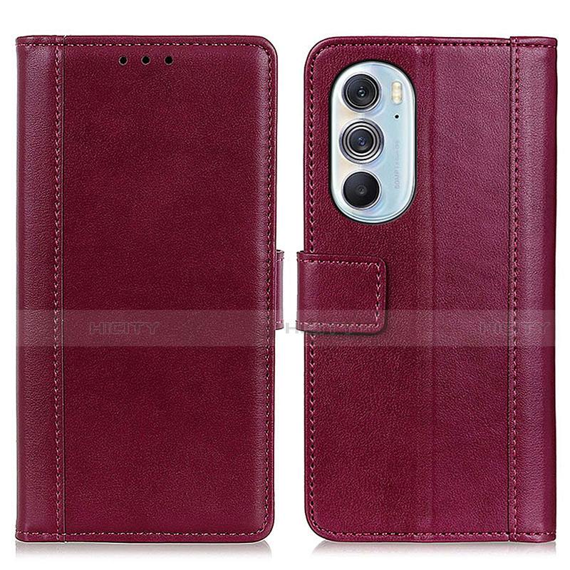 Coque Portefeuille Livre Cuir Etui Clapet N02P pour Motorola Moto Edge 30 Pro 5G Plus