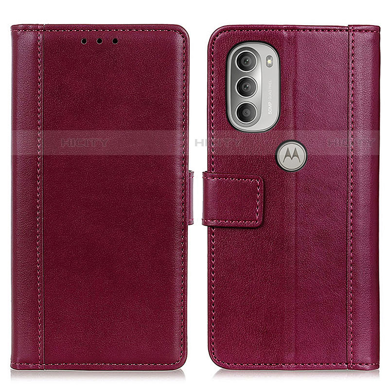 Coque Portefeuille Livre Cuir Etui Clapet N02P pour Motorola Moto G51 5G Plus