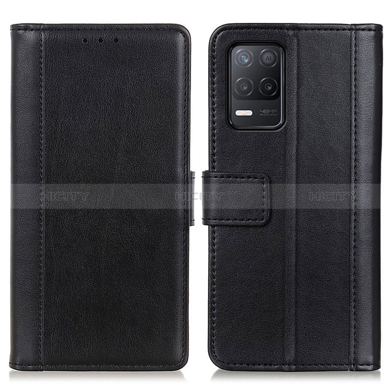 Coque Portefeuille Livre Cuir Etui Clapet N02P pour Realme 9 5G India Noir Plus