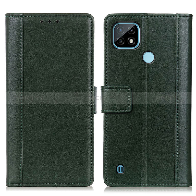 Coque Portefeuille Livre Cuir Etui Clapet N02P pour Realme C21 Plus