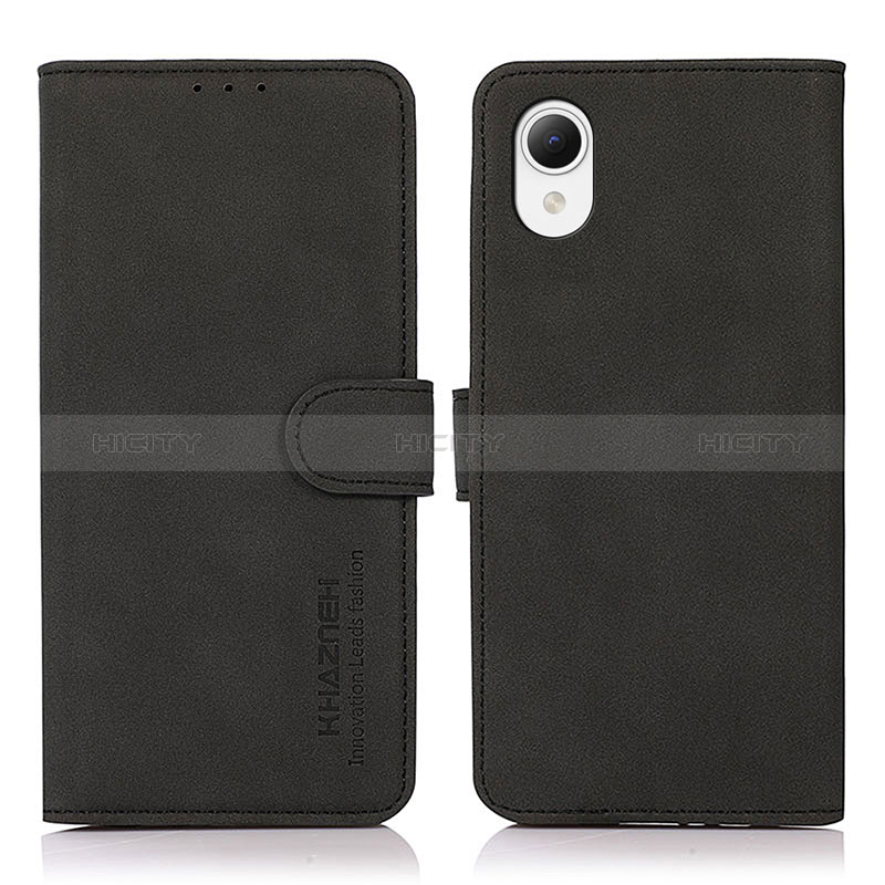 Coque Portefeuille Livre Cuir Etui Clapet N02P pour Samsung Galaxy A23e 5G Noir Plus