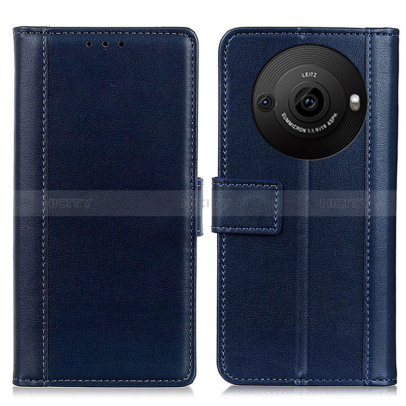 Coque Portefeuille Livre Cuir Etui Clapet N02P pour Sharp Aquos R8s Pro Plus