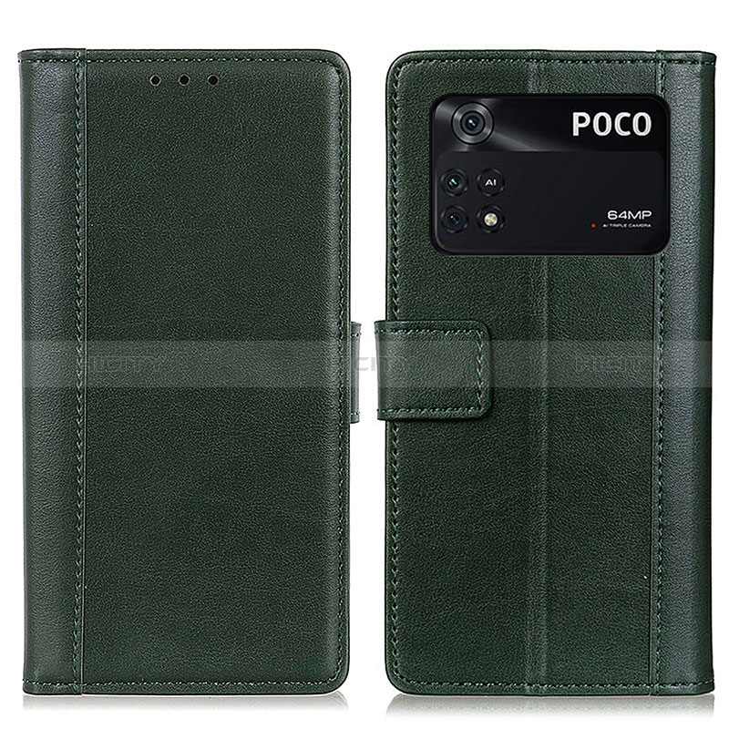 Coque Portefeuille Livre Cuir Etui Clapet N02P pour Xiaomi Poco M4 Pro 4G Plus