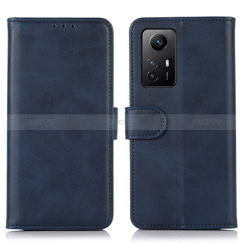 Coque Portefeuille Livre Cuir Etui Clapet N02P pour Xiaomi Redmi Note 12S Bleu Plus