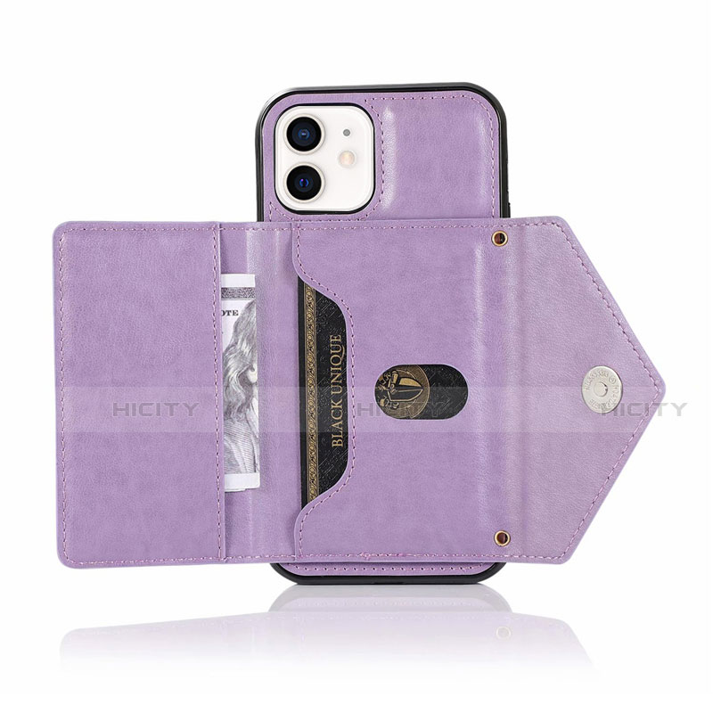 Coque Portefeuille Livre Cuir Etui Clapet N03 pour Apple iPhone 12 Mini Plus