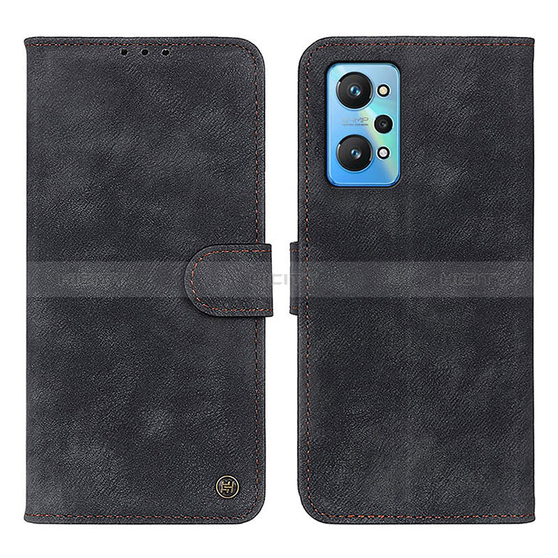 Coque Portefeuille Livre Cuir Etui Clapet N03P pour Realme GT Neo2 5G Noir Plus