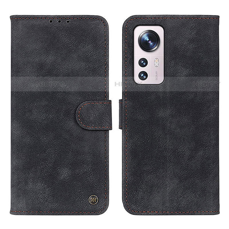 Coque Portefeuille Livre Cuir Etui Clapet N03P pour Xiaomi Mi 12 Lite 5G Noir Plus