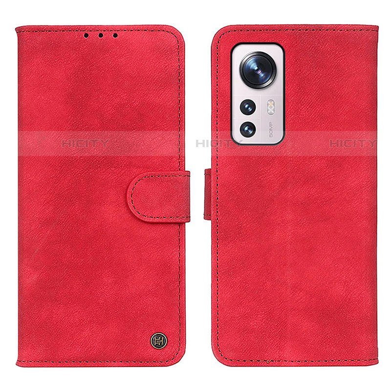 Coque Portefeuille Livre Cuir Etui Clapet N03P pour Xiaomi Mi 12 Lite 5G Rouge Plus