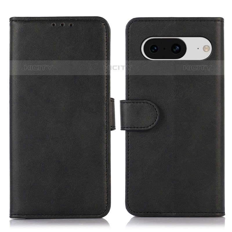 Coque Portefeuille Livre Cuir Etui Clapet N04P pour Google Pixel 8 5G Noir Plus