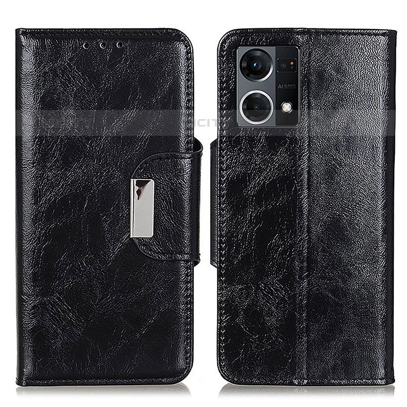 Coque Portefeuille Livre Cuir Etui Clapet N04P pour Oppo Reno7 4G Plus