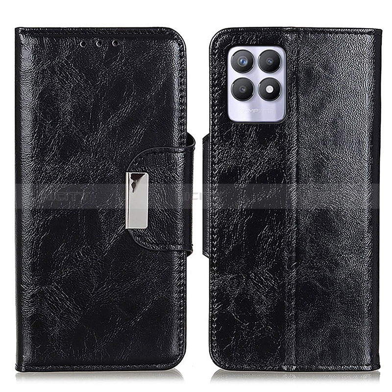 Coque Portefeuille Livre Cuir Etui Clapet N04P pour Realme 8i Plus