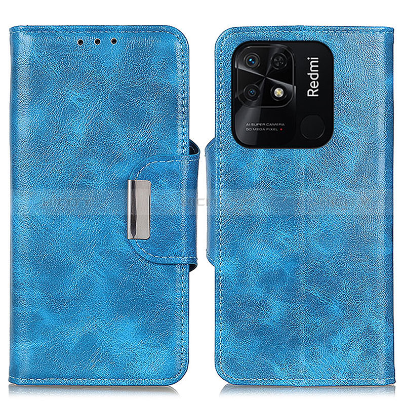 Coque Portefeuille Livre Cuir Etui Clapet N04P pour Xiaomi Redmi 10 India Plus