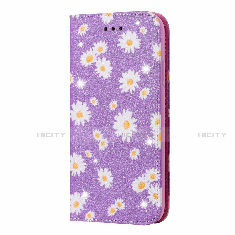 Coque Portefeuille Livre Cuir Etui Clapet N05 pour Samsung Galaxy Note 20 5G Violet Clair Plus