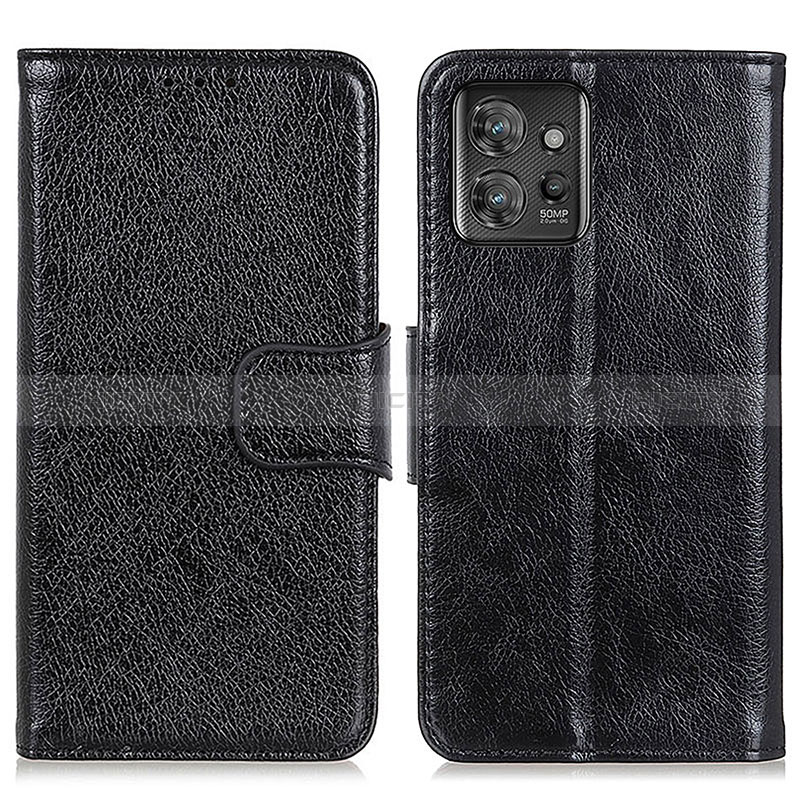 Coque Portefeuille Livre Cuir Etui Clapet N05P pour Motorola ThinkPhone 5G Noir Plus