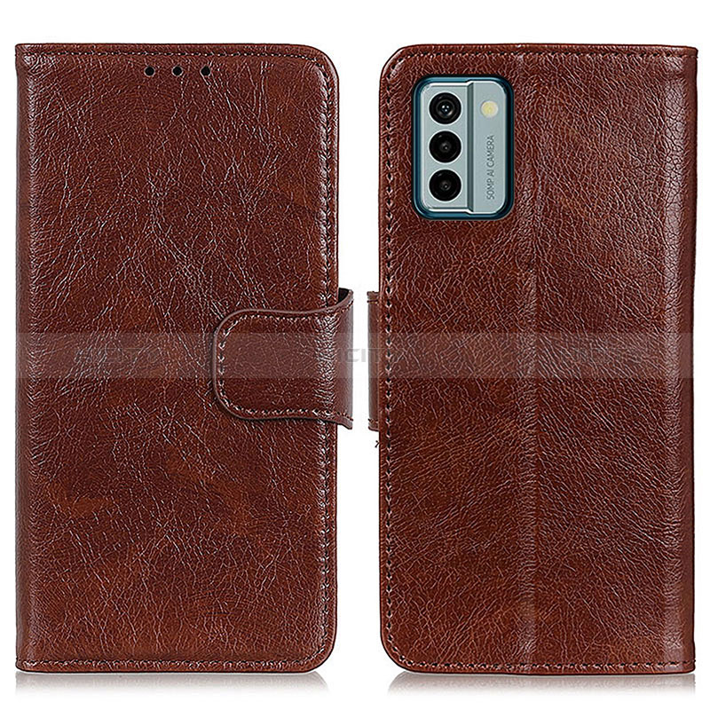 Coque Portefeuille Livre Cuir Etui Clapet N05P pour Nokia G22 Marron Plus