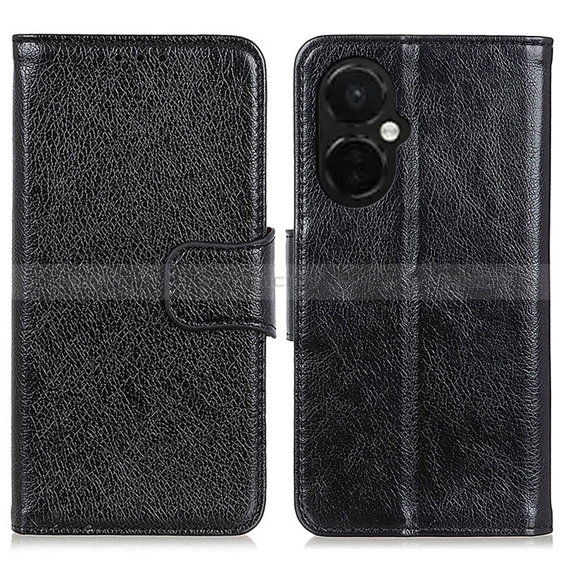 Coque Portefeuille Livre Cuir Etui Clapet N05P pour OnePlus Nord CE 3 5G Noir Plus